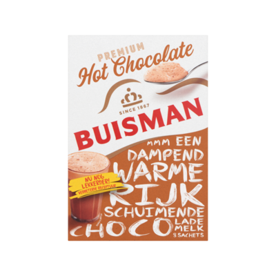 Buisman Premium Hot Chocolate 8 Sachets